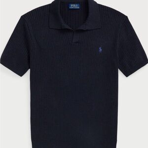 Polo by Ralph Lauren Navy Short-Sleeve Ribbed Polo Navy Heather XL Men’s